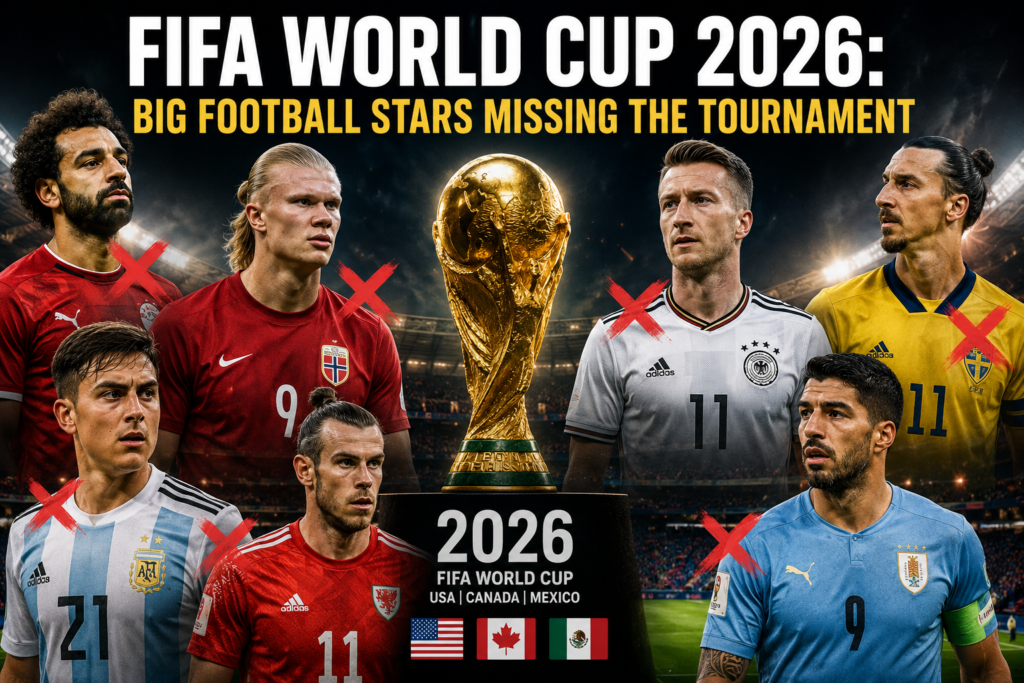 Big Football Stars Missing the Tournament